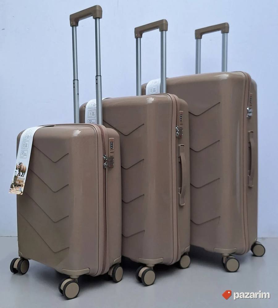 Set kofera 3/1 Polipropilen kod pp102 zlatna 2