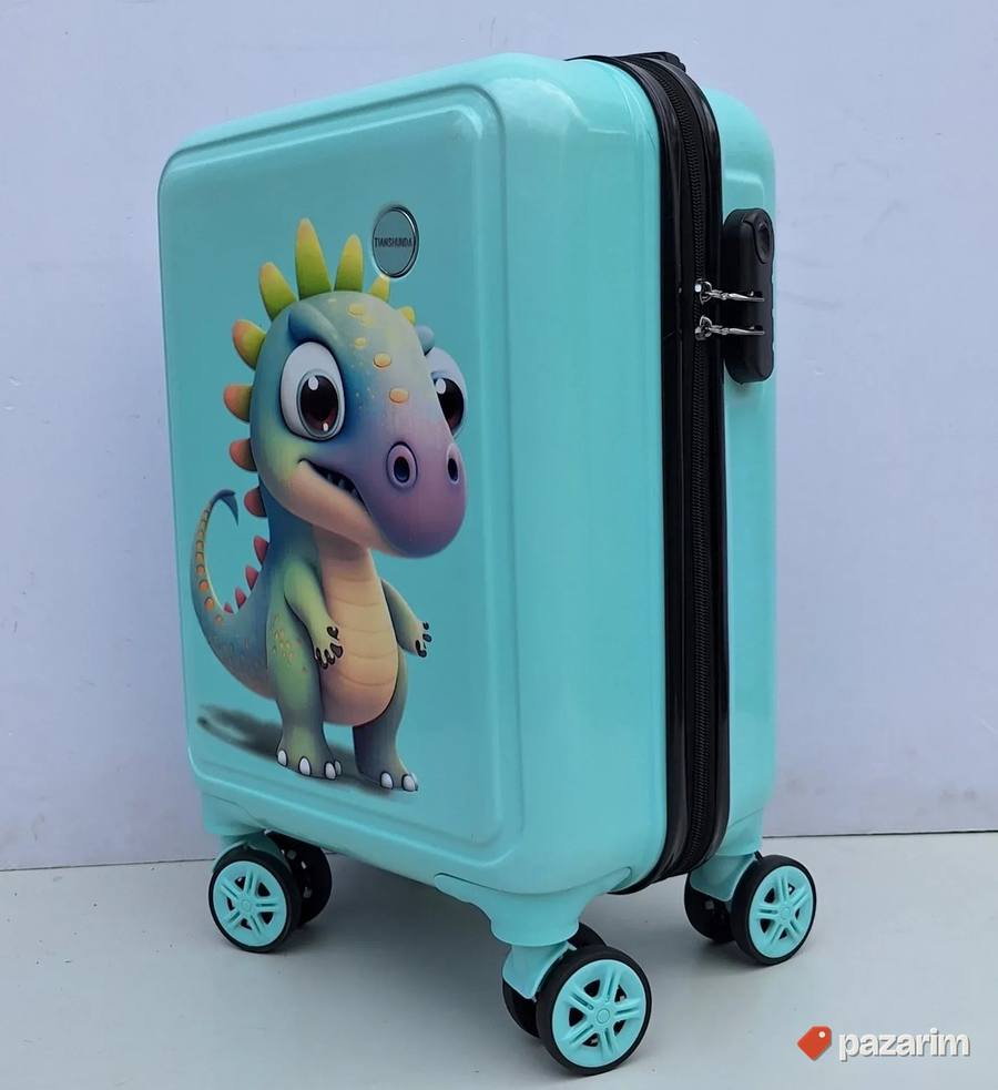 A K C I J A Deciji srednji kofer Dinosaurus tirkiz 5