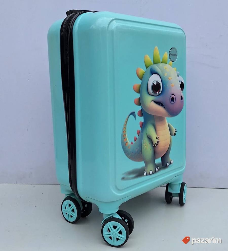 A K C I J A Deciji srednji kofer Dinosaurus tirkiz 7