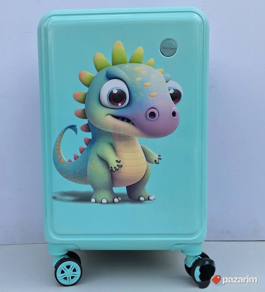 AKCIJA Deciji set kofera 2/1 Dinosaurus tirkiz 2