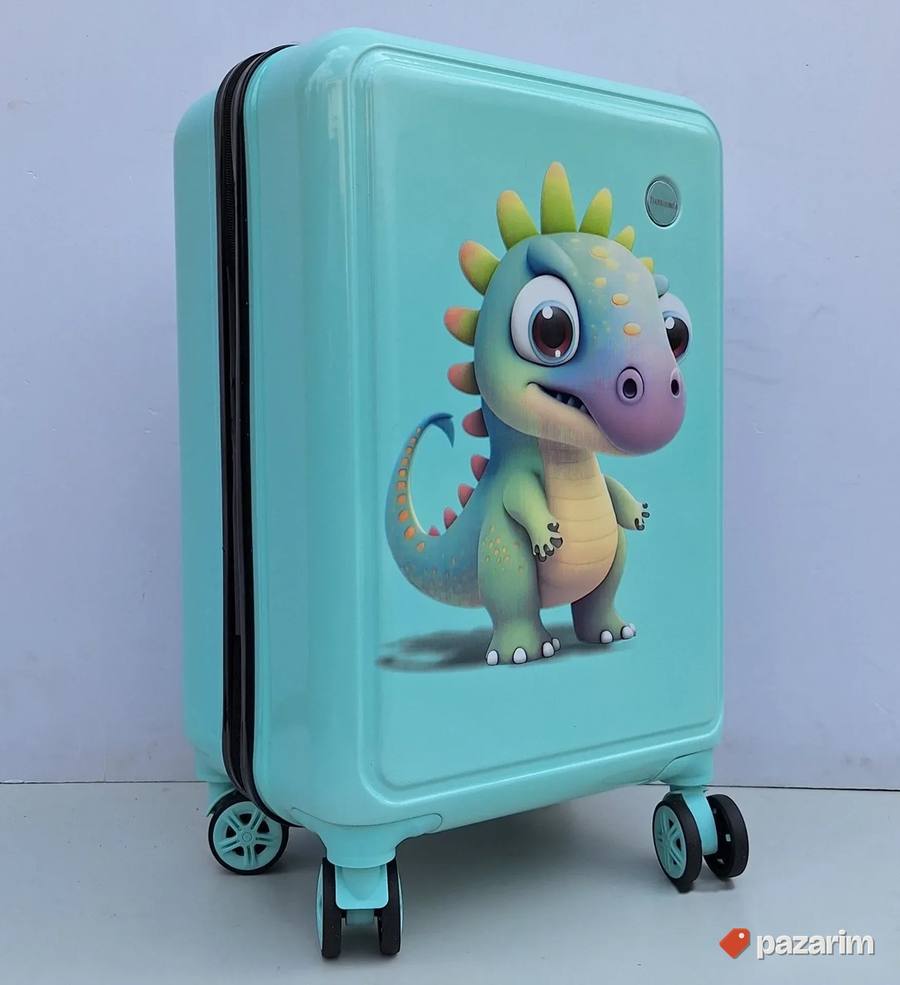 AKCIJA Deciji set kofera 2/1 Dinosaurus tirkiz 4