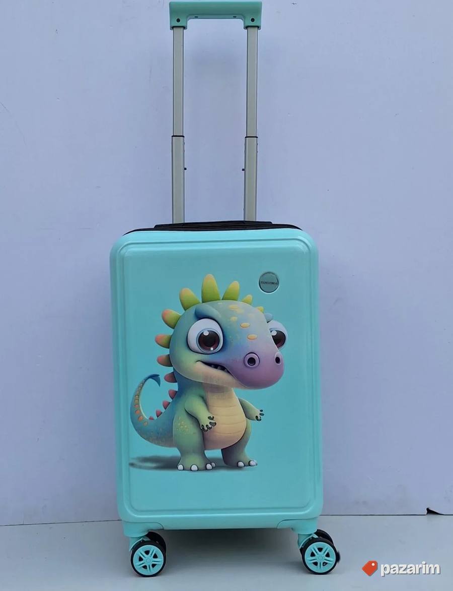 AKCIJA Deciji set kofera 2/1 Dinosaurus tirkiz 5