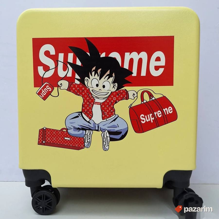 Deciji set kofera 2/1 vucilica i torba Supreme zuti 2