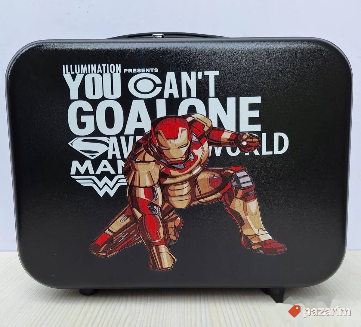 Deciji Kofer rucna torba Iron man crni 1