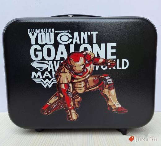 Deciji Kofer rucna torba Iron man crni