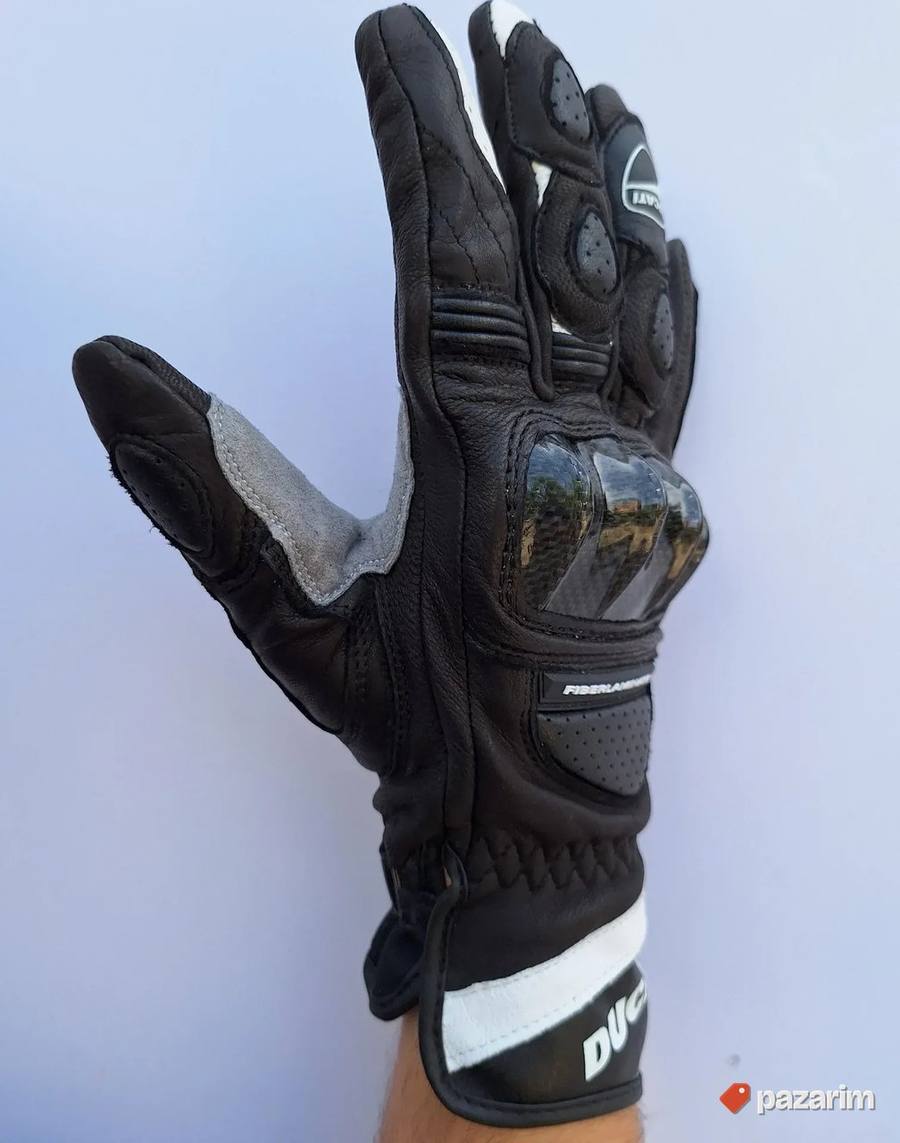 Rukavice Ducati kozne crne 2