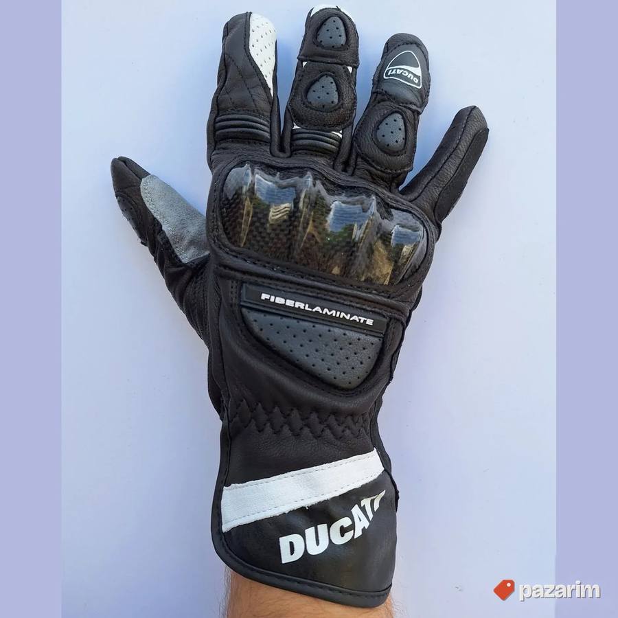 Rukavice Ducati kozne crne 4