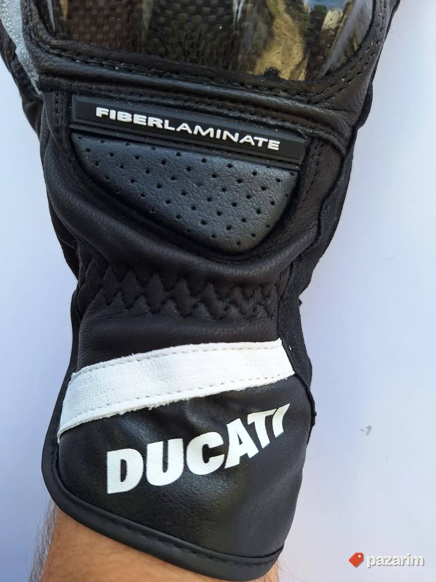 Rukavice Ducati kozne crne 6