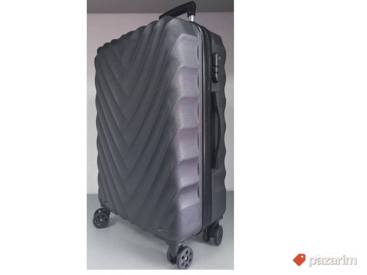 AKCIJA Srednji kofer ABS kod 8006 crni 1