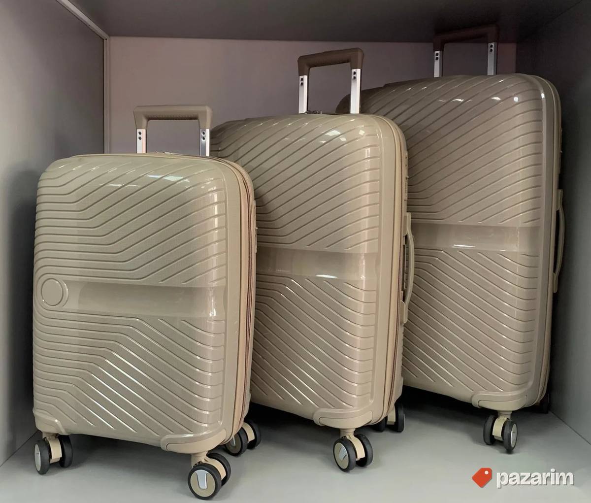 A K C I J A Set kofera 3/1 Polipropilen kod pp12 zlatni 1