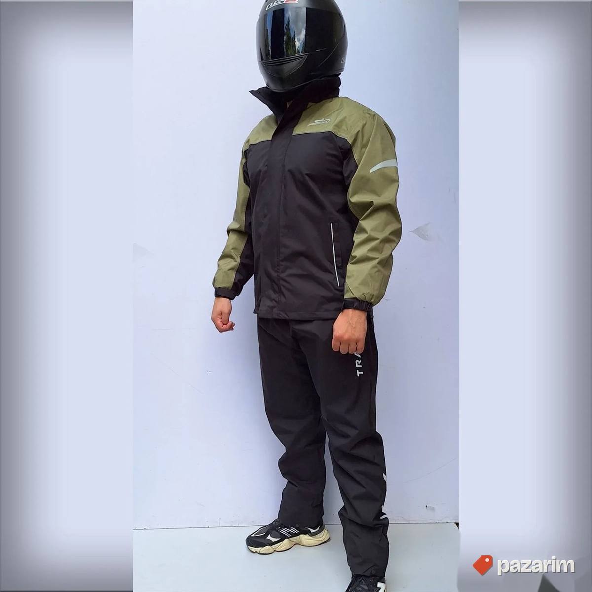 Moto kisno odelo vodootporno zeleno + poklon dry bag 1