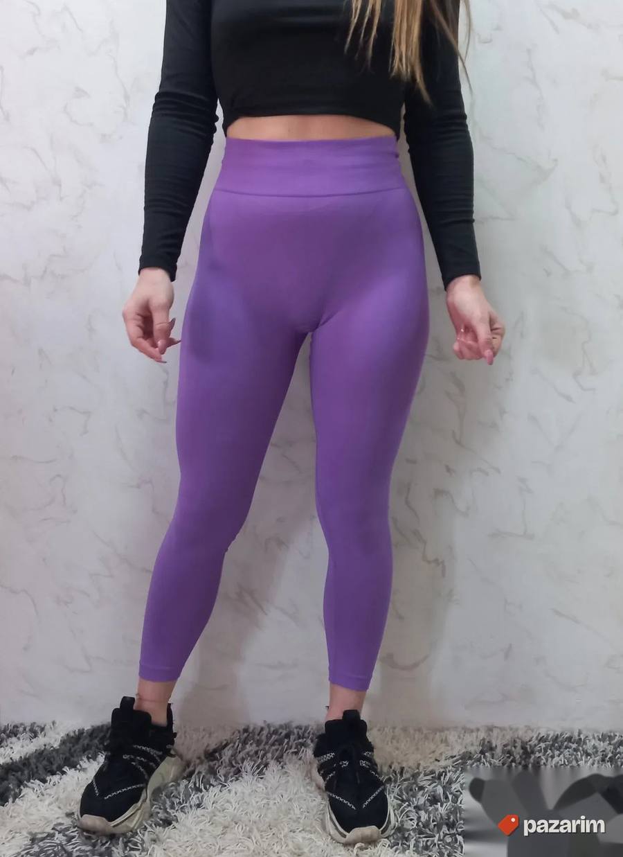 Zenske helanke push up mod.9510 ljubicaste 3