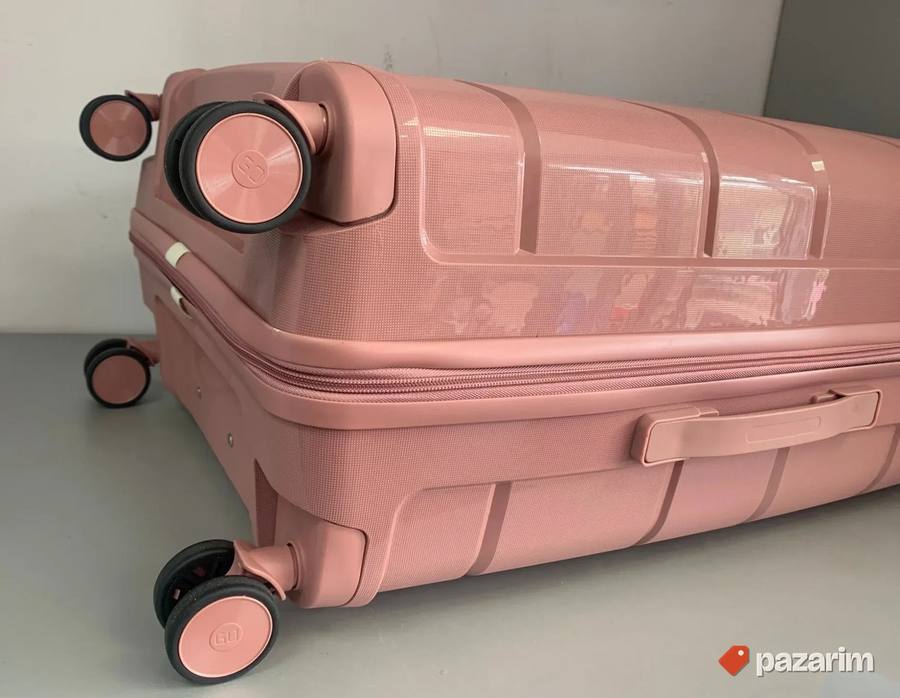 AKCIJA Srednji kofer Polipropilen kod pp2 roze 6