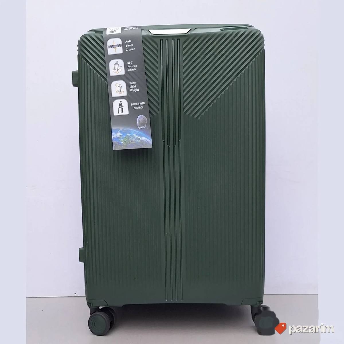 Extra veliki kofer Polipropilen kod pp801 maslinasti 1