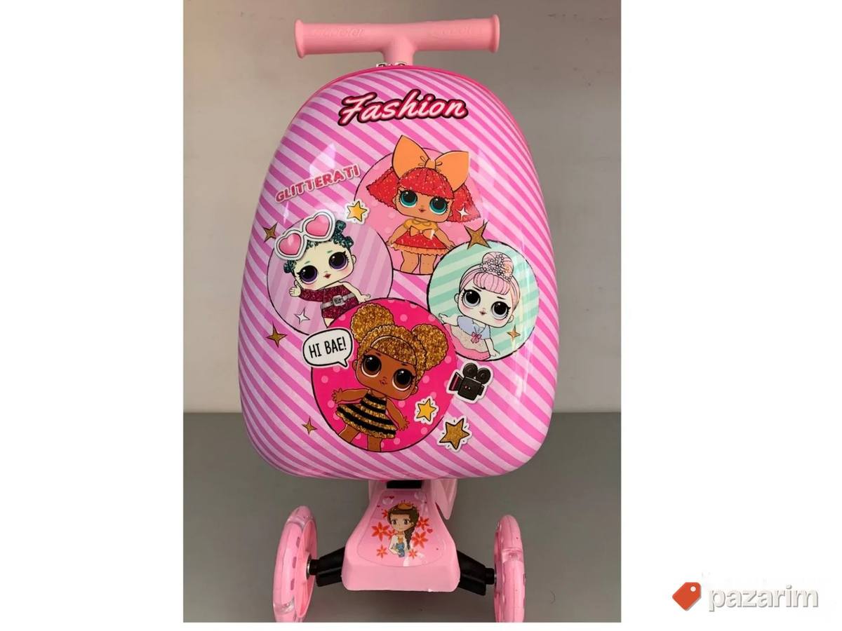 Trotinet sa koferom Fashion LOL pruge 1