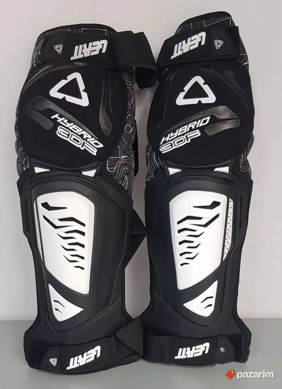 Moto protektori za kolena Leatt beli 3
