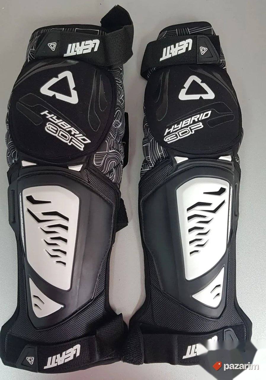 Moto protektori za kolena Leatt beli 4