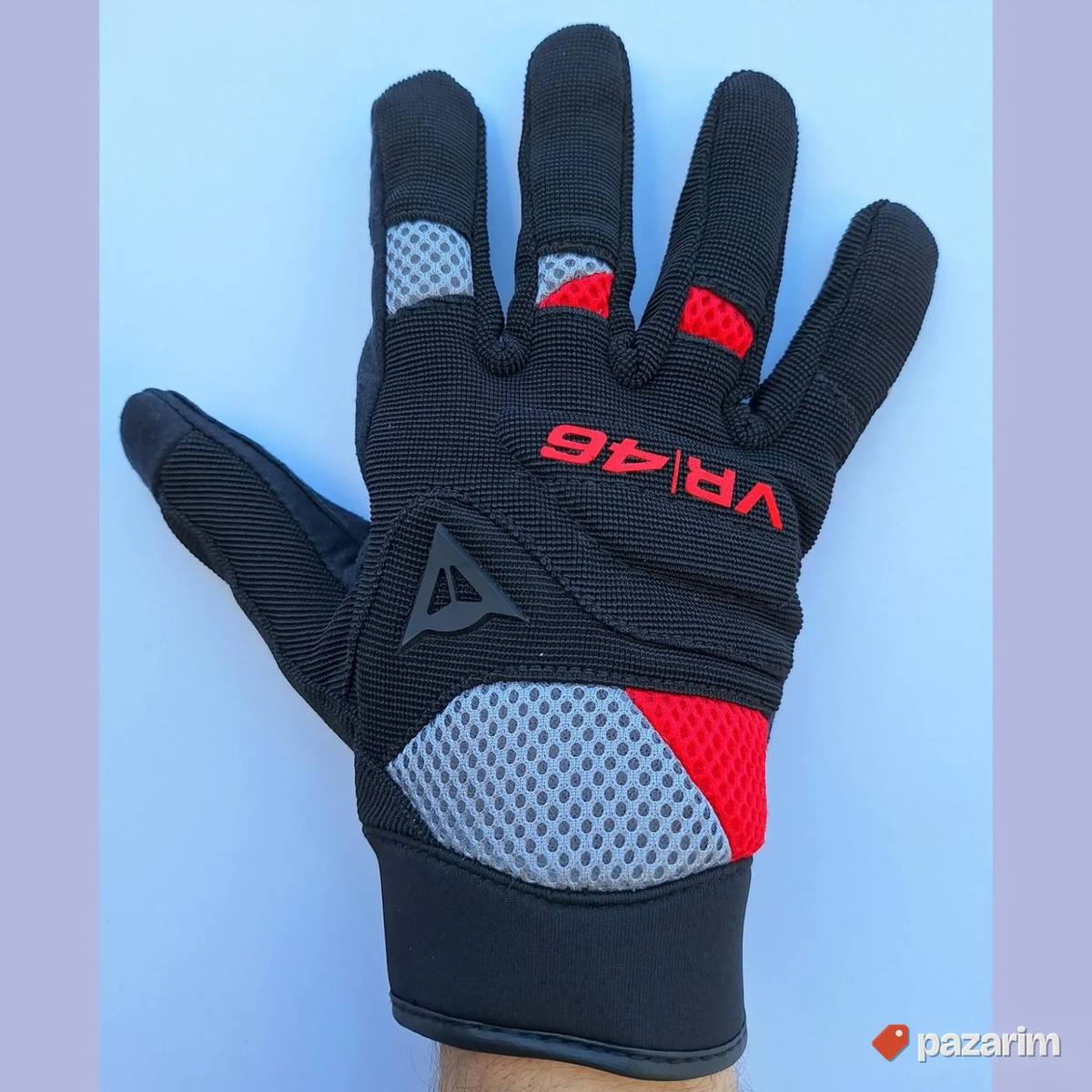 Rukavice Dainese VR platno crno crvena 1