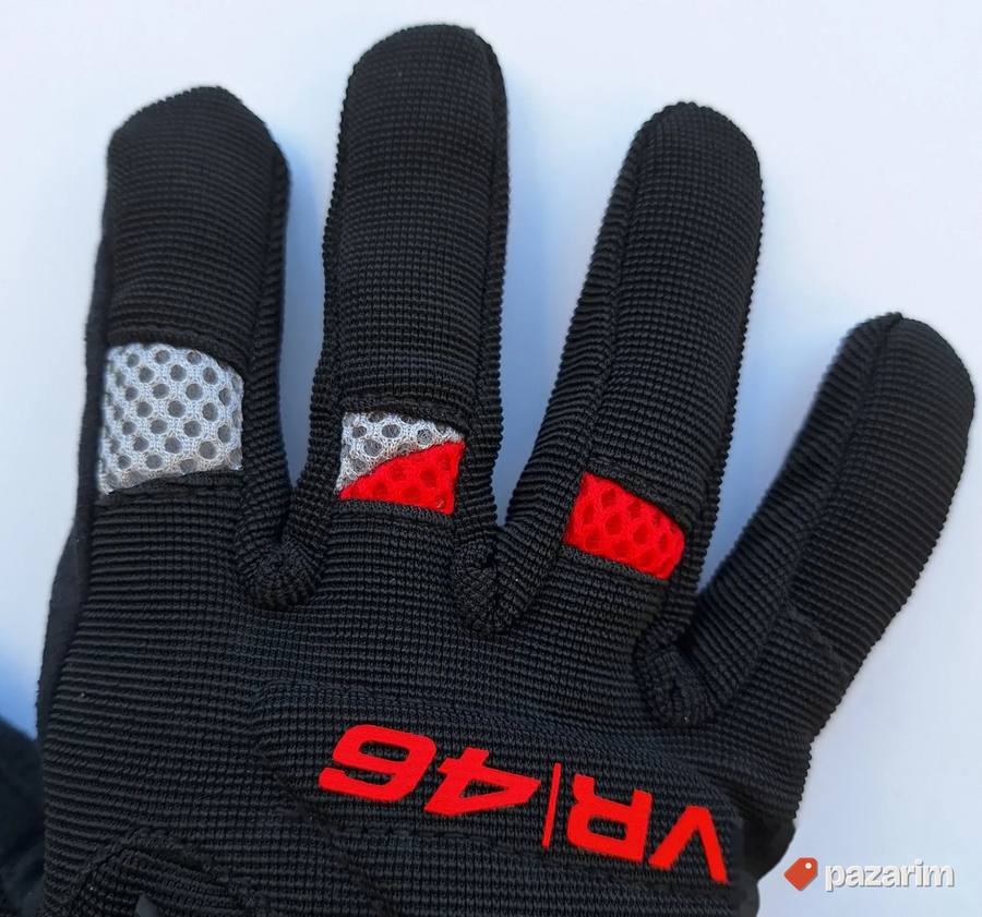 Rukavice Dainese VR platno crno crvena 2