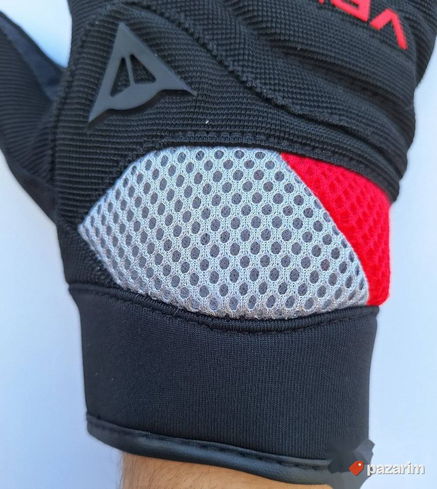 Rukavice Dainese VR platno crno crvena 3