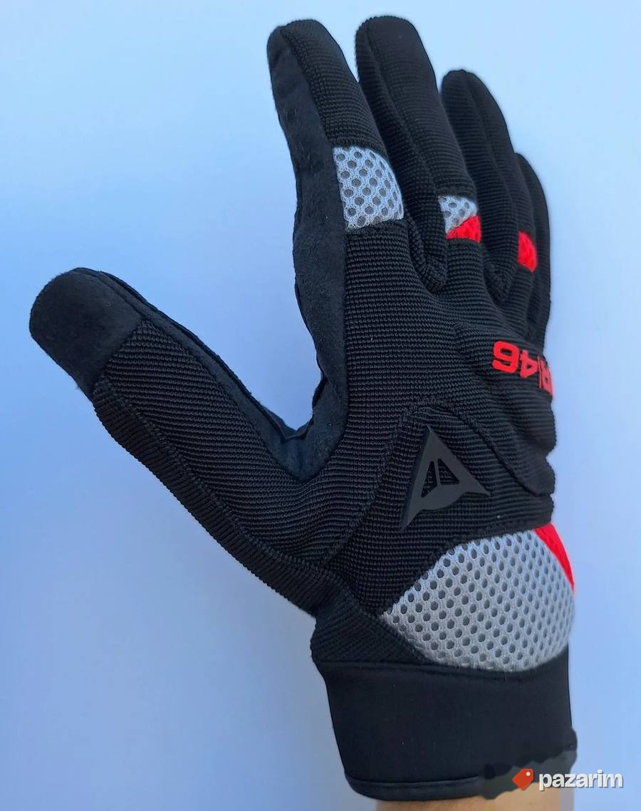 Rukavice Dainese VR platno crno crvena 4