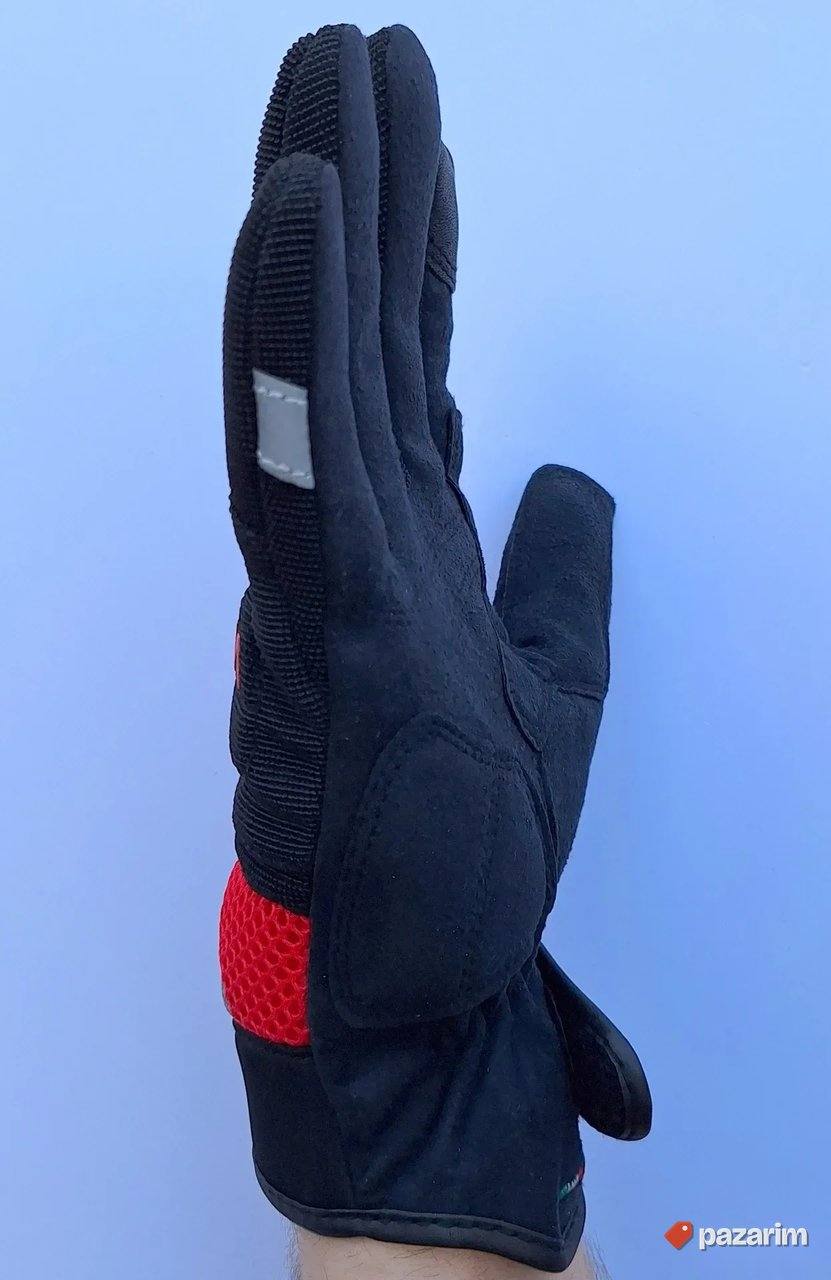 Rukavice Dainese VR platno crno crvena 7