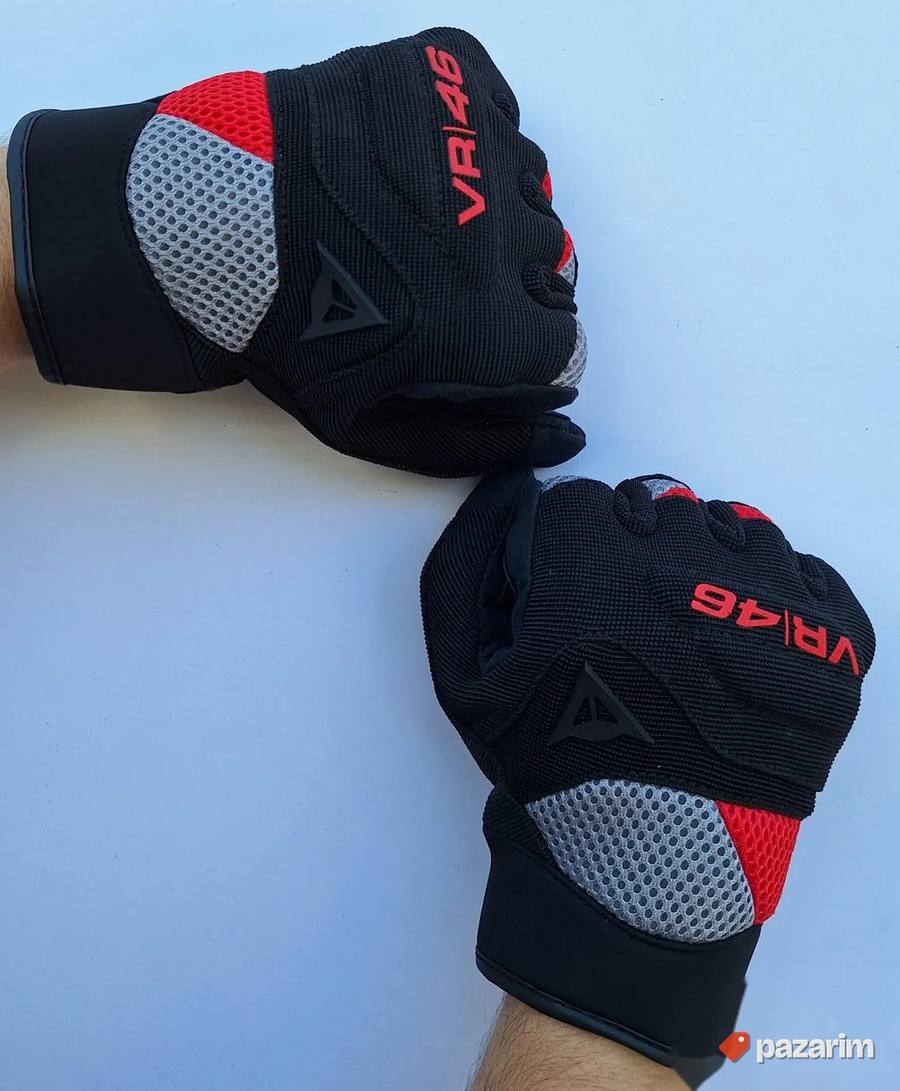 Rukavice Dainese VR platno crno crvena 8