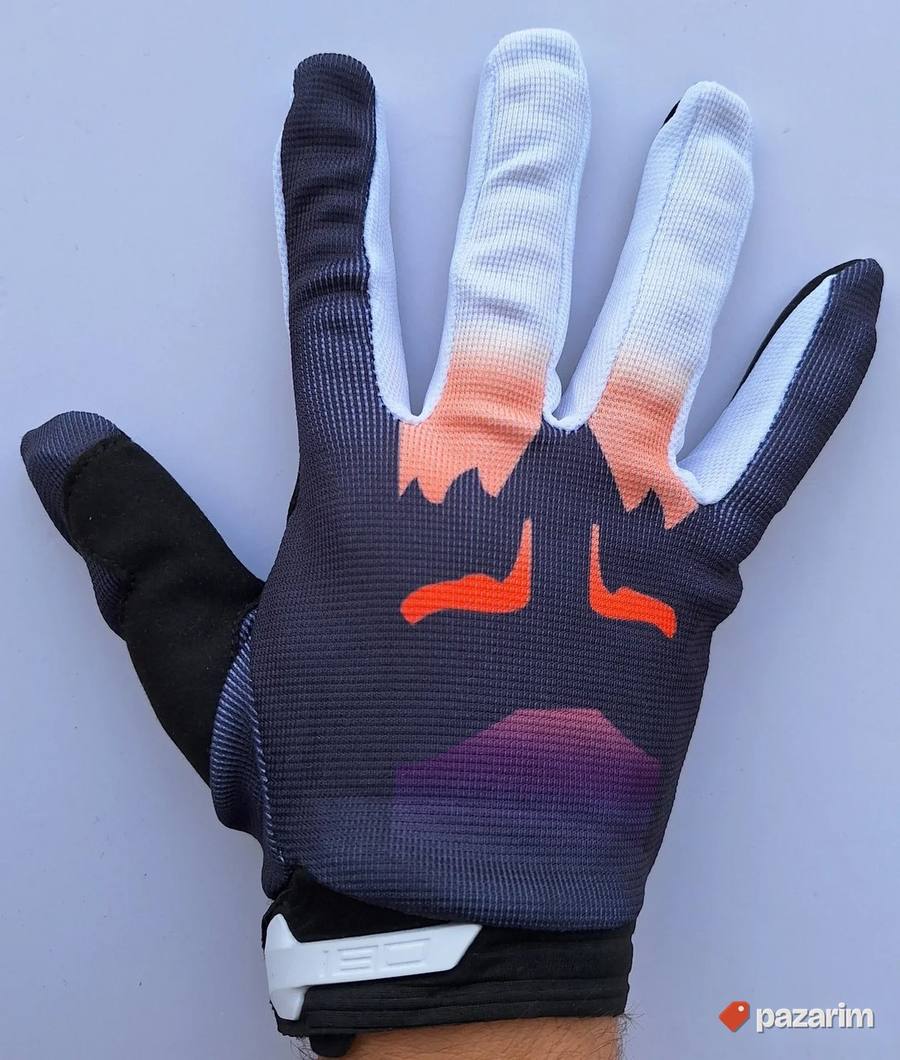 Rukavice Fox mod.05 t. sivo-orange 4