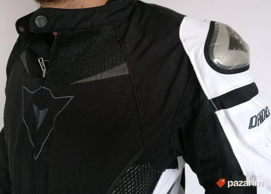 Moto jakna Dainese crno bela 5