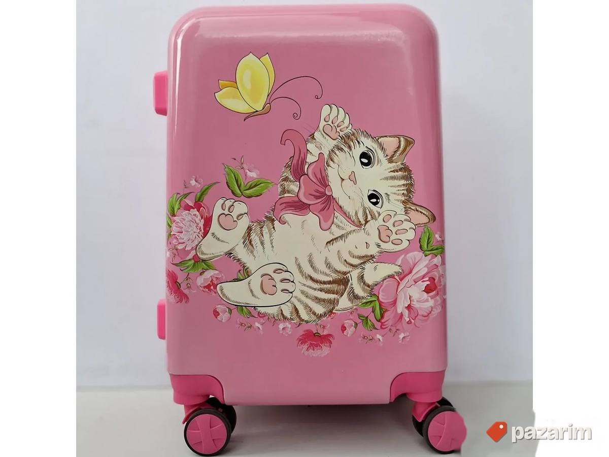 AKCIJA Deciji veliki kofer Roze macka 1