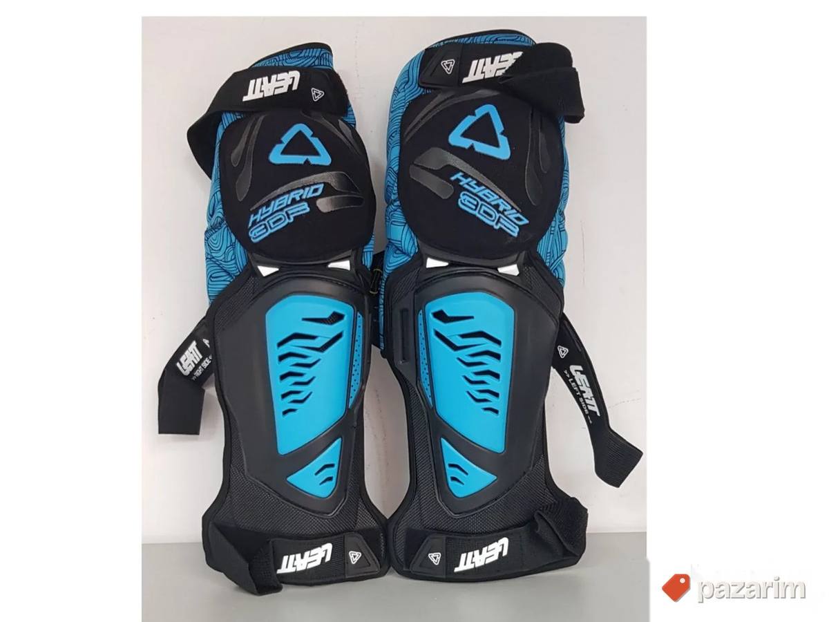 Moto protektori za kolena Leatt plavi 1