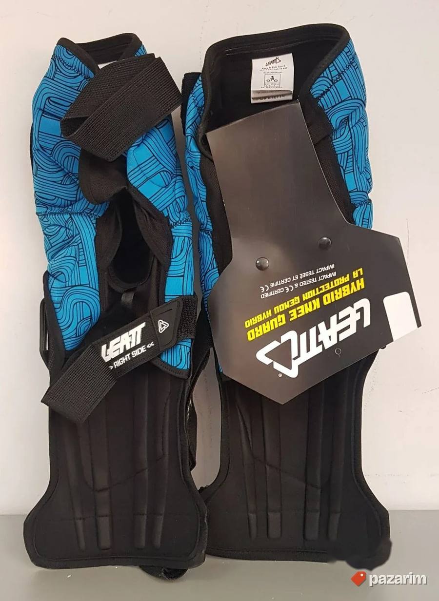 Moto protektori za kolena Leatt plavi 2
