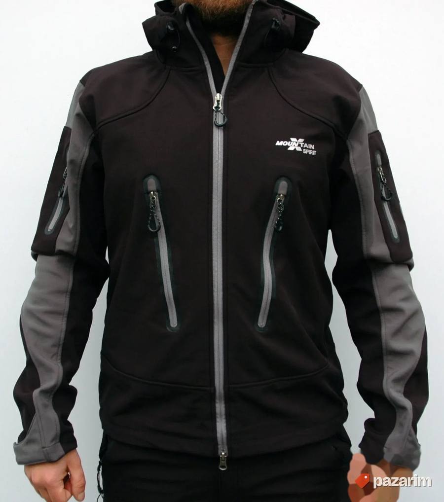 Softshell jakna MS 9096 crno-sivi BESPLATNA POSTARINA 3