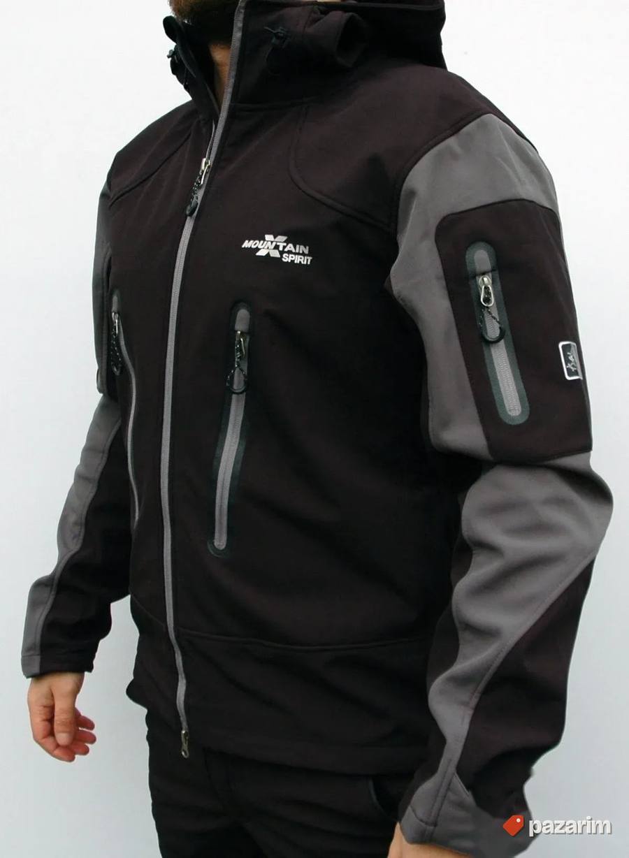 Softshell jakna MS 9096 crno-sivi BESPLATNA POSTARINA 7