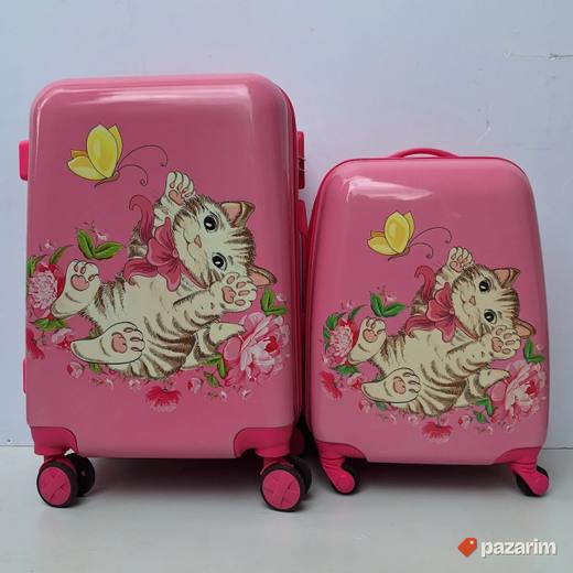 A K C I J A Deciji set kofera 2/1 Roze macka