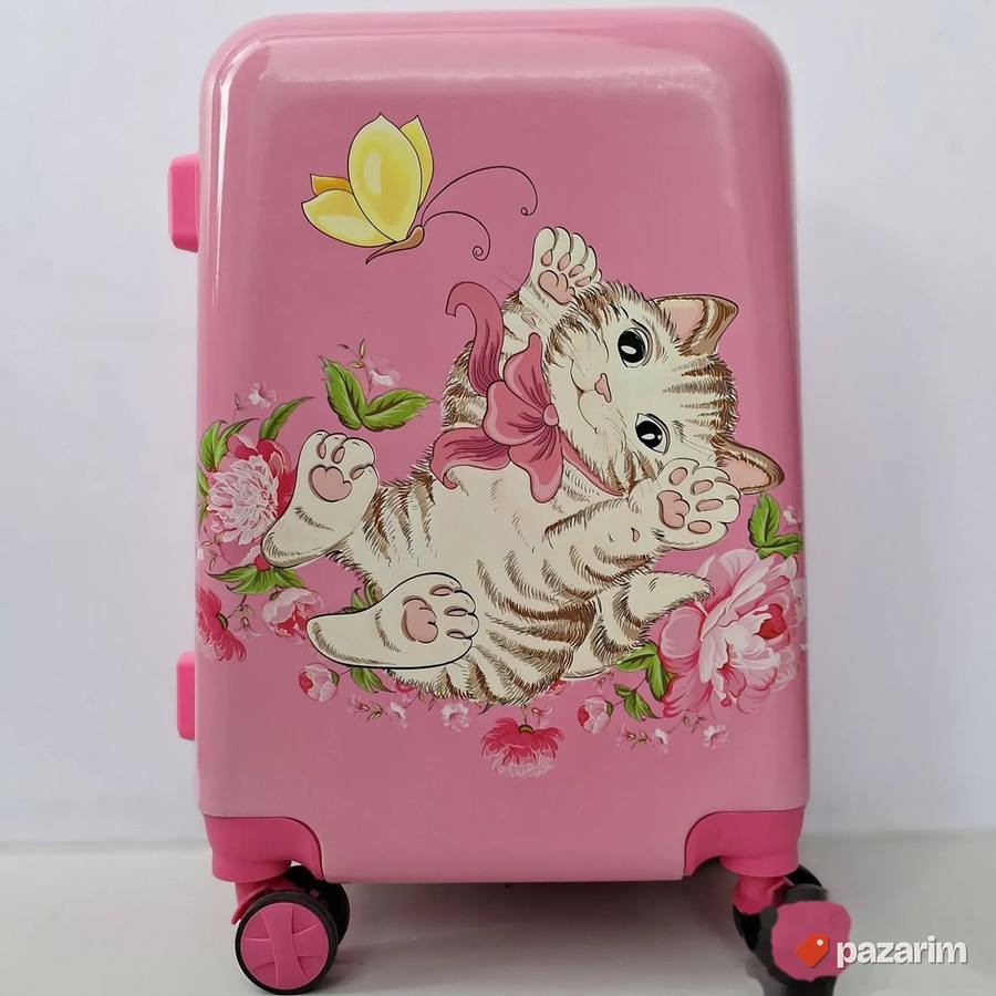 A K C I J A Deciji set kofera 2/1 Roze macka 2