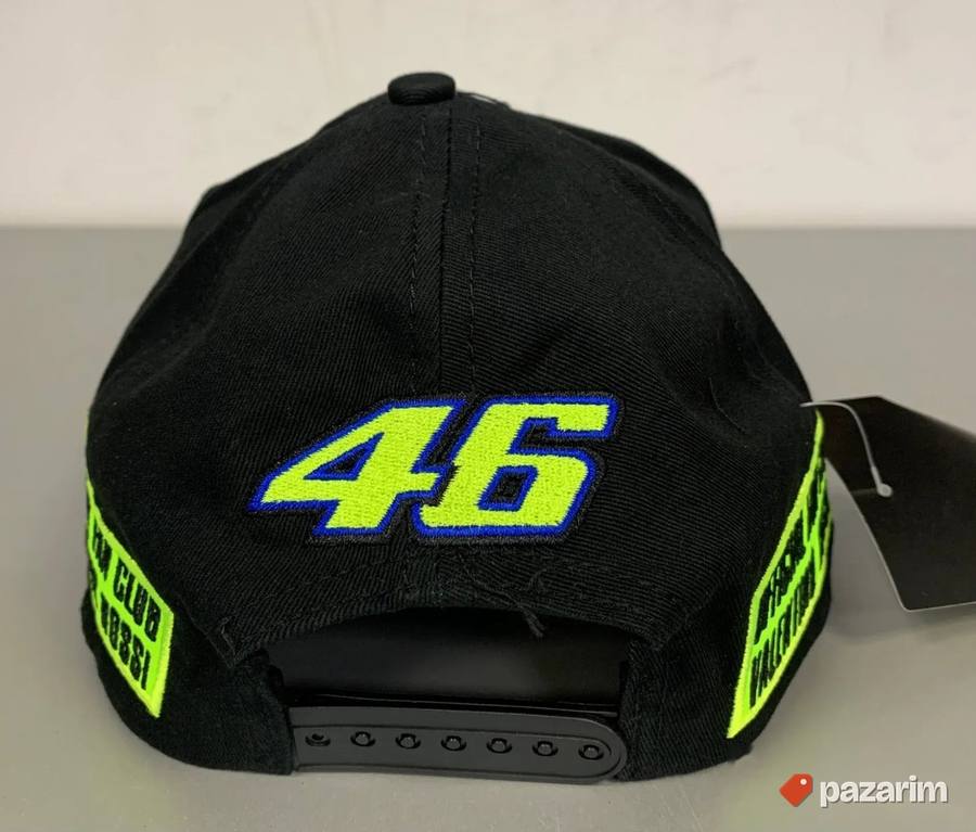 Muski kacket VR46 crni kod 3 4