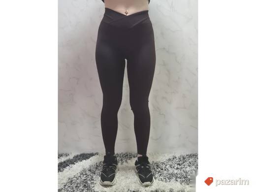 Zenske helanke sa preklopom na struku - mod.6668 braon