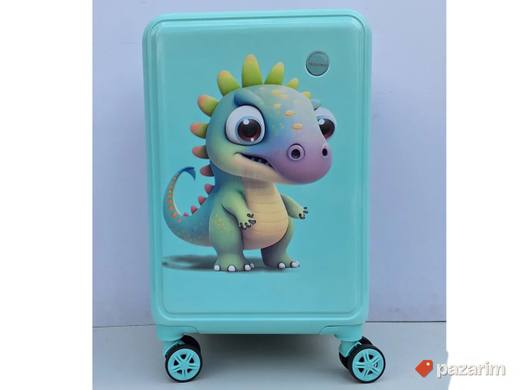 AKCIJA Deciji veliki kofer Dinosaurus tirkiz