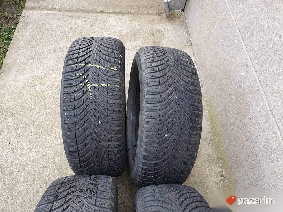 Cetiri odlicne zimske gume 16 ke MICHELIN 225-55/16 Dot 1110 8