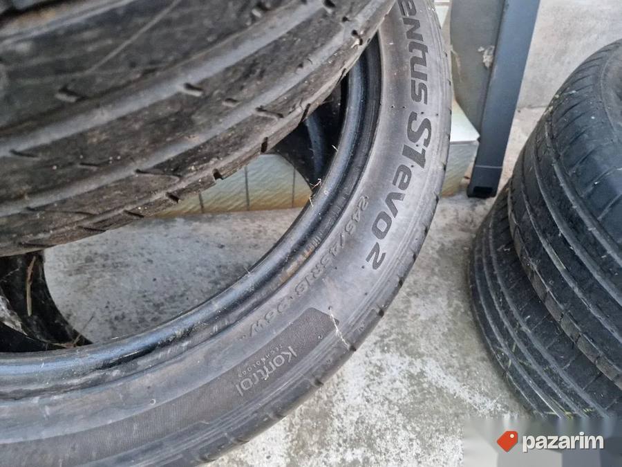 Dve dobre letnje gume HANKOOK 18 ke 245-45/18 Dot 3316 7