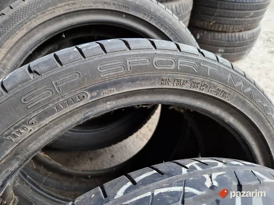 Cetiri odlicne letnje gume 18 ke DUNLOP 215-45/18 Dot 1714 s 3