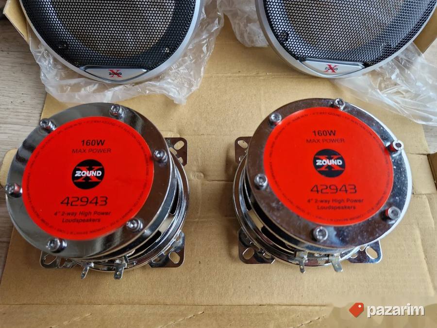Novi auto zvucnici 10 Cm X Zound 160 Watti Max 8
