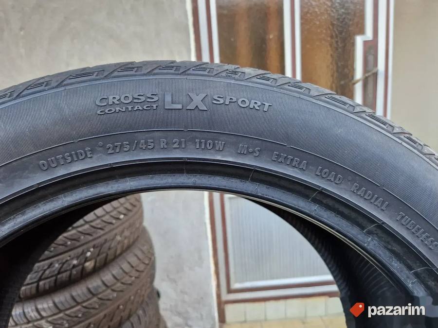 Cetiri odlicne M+S gume 21 ce CONTINENTAL 275-45/21 sa saro 5