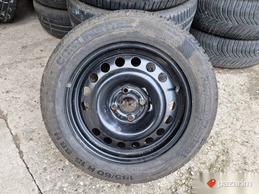Rezervni tocak 4x100 OPEL sa novom gumom 5