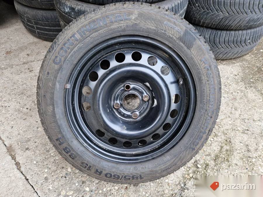 Rezervni tocak 4x100 OPEL sa novom gumom 6