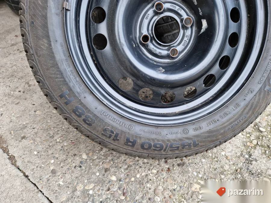 Rezervni tocak 4x100 OPEL sa novom gumom 7