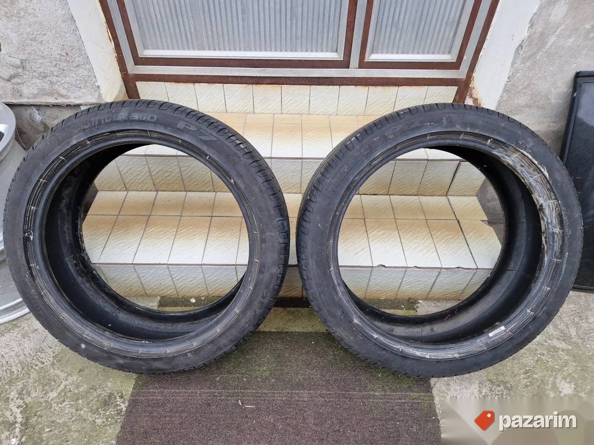 Dve dobre letnje gume PIRELLI 19 ice 225-45/19 Dot 0318 sa 1