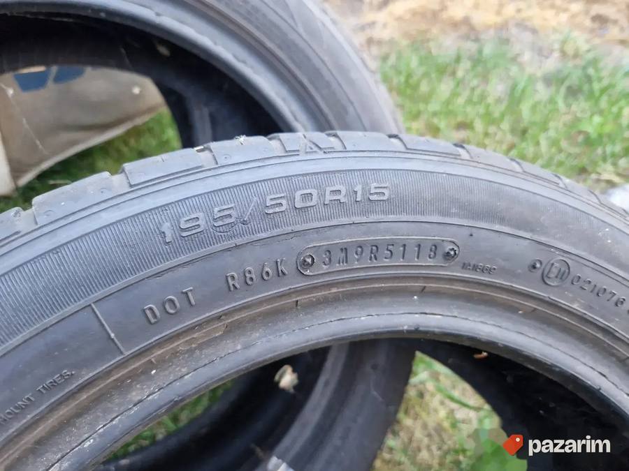 Cetiri odlicne letnje gume 15 ke FULDA 195-50/15 sa sarom ok 3
