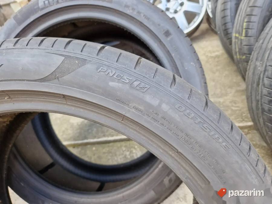 Dve odlicne letnje gume 21 ce 315-35/21 PIRELLI Dot2418 sa 6